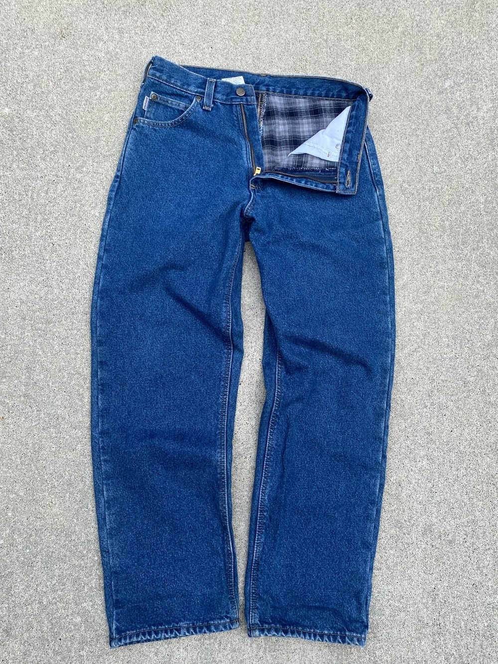 Carhartt Men's Dark Blue Relaxed Jeans